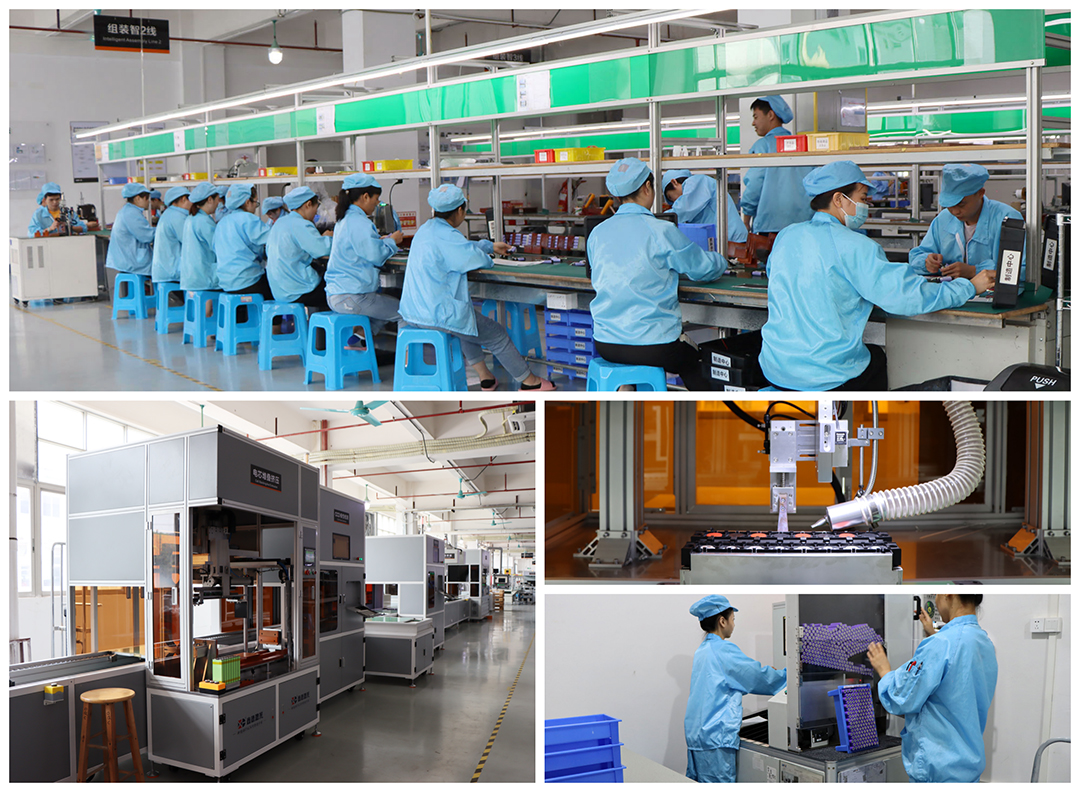 鉅大鋰電池工廠展示